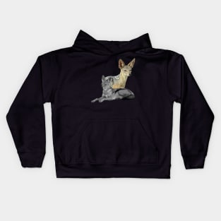 Jackal in Kenya / Africa Kids Hoodie